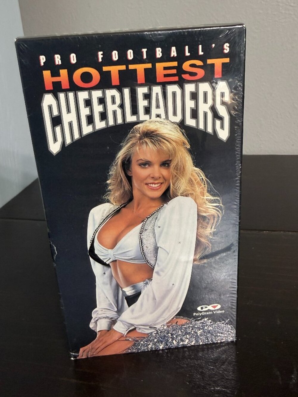 1992 NFL Pro Football Hottest Cheerleaders VHS PolyGram White Elephant Gift Gag